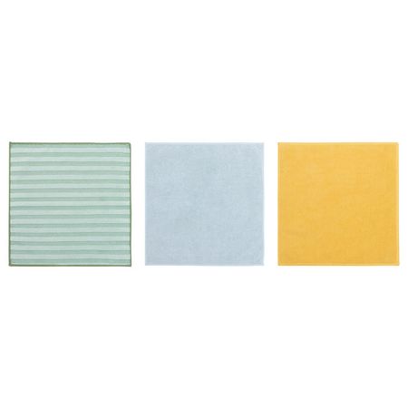PEPPRIG Салфетка из микрофибры - зеленый синий/желтый 28x28 см