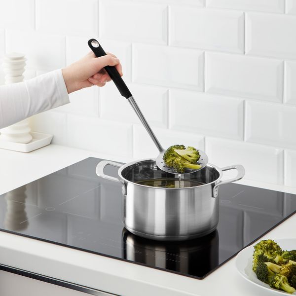 Шумовка, нержавеющая сталь/черный IKEA IKEA 365+ HJÄLTE ИКЕА 365+ ЙЭЛТЕ 404.981.30 - фото 2