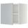 Верхний шкаф на холодильник, морозильник МЕТОД, белый, Веддинге серый