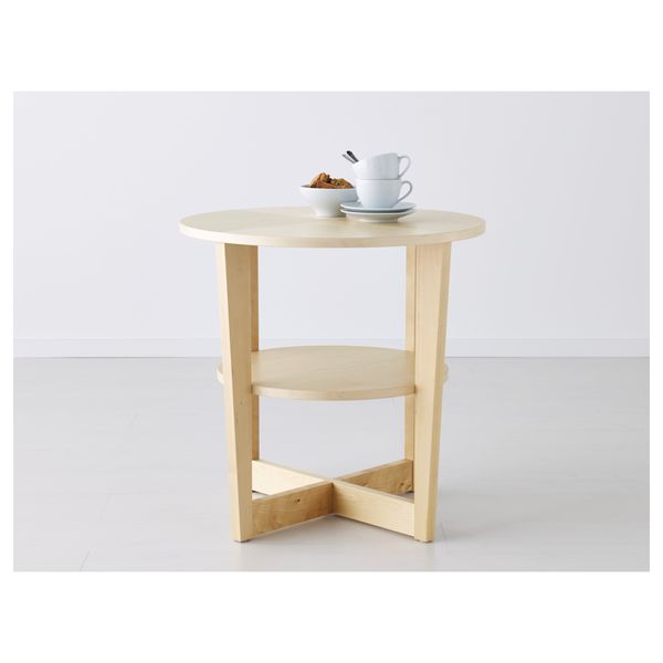 Придиванный столик ВЕЙМОН, березовый шпон (60 см) - фото 2