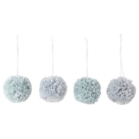 Украшение подвесное ВИНТЕР 2015, шар, различн оттенки синего
