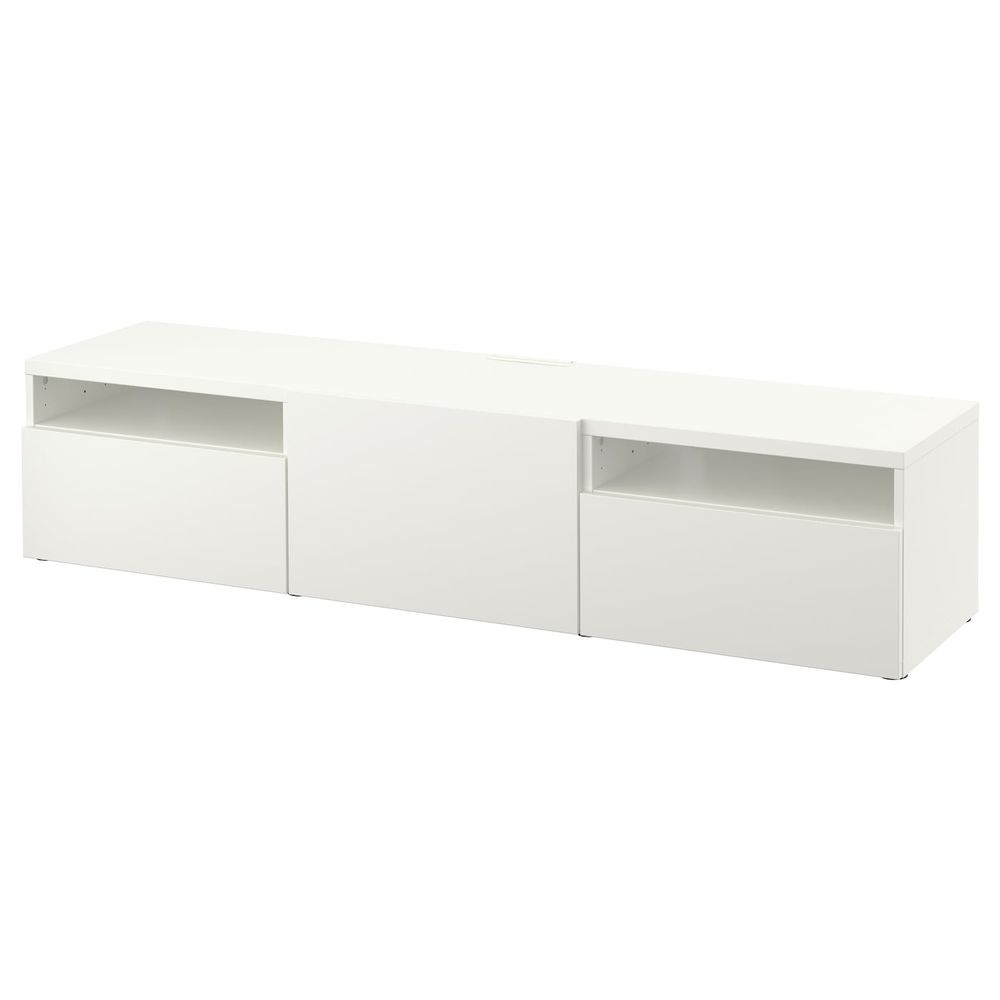 Тумба под ТВ, белый/Лаппвикен белый 180x42x39 см IKEA BESTÅ БЕСТО 293.990.75 - фото 1