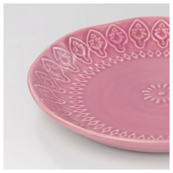 Тарелка десертная СОММАР 2017, розовый (20 см) - схема-чертеж с размерами