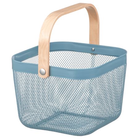 Корзина, синий 25x26x18 см IKEA RISATORP РИСАТОРП 403.514.92