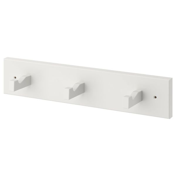 Вешалка 3-местная, серый IKEA KUBBIS КУББИС 703.742.65 - фото 1