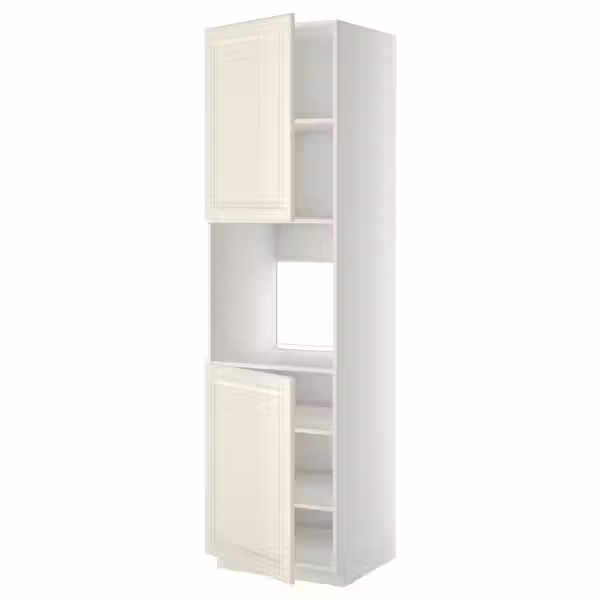 METOD Высок шкаф д/духовки/2дверцы/полки - фото 1