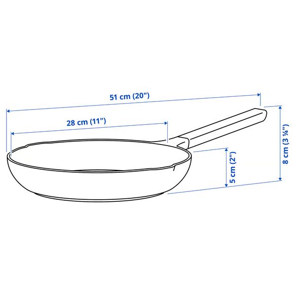 IKEA, дополнительный ракурс - схема-чертеж с размерами