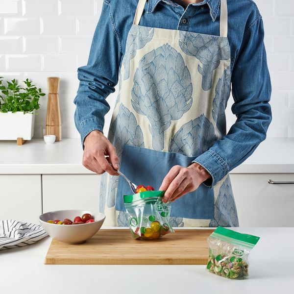 Пакет закрывающийся, 0.3 л, с рисунком, ярко-зеленый IKEA ISTAD ИСТАД 005.536.75 - фото 3