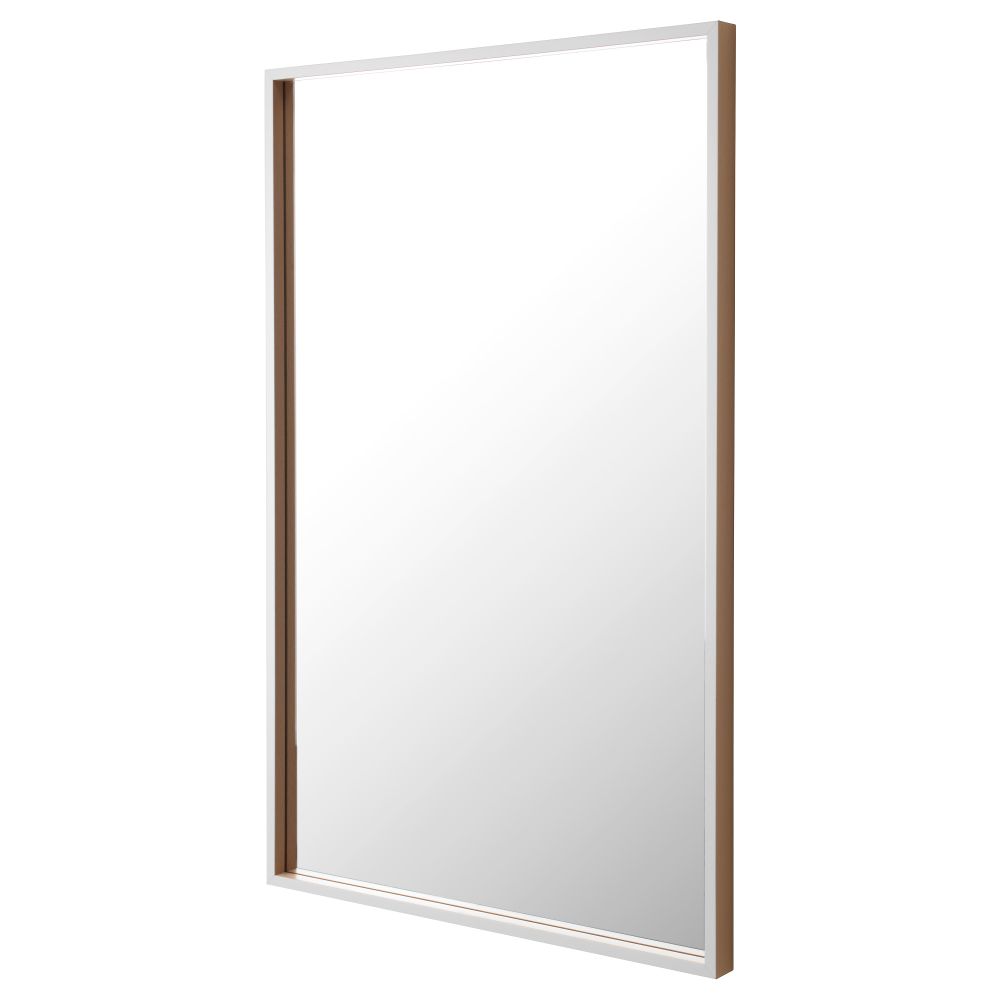 Зеркало СКОГСВОГ, белый, буковый шпон (50x80 см) - фото 1