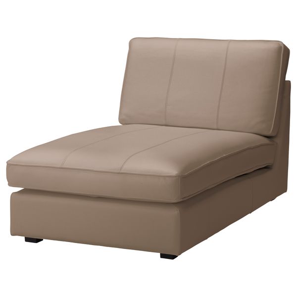 Козетка КИВИК, Гранн, Бумстад бежевый - схема-чертеж с размерами