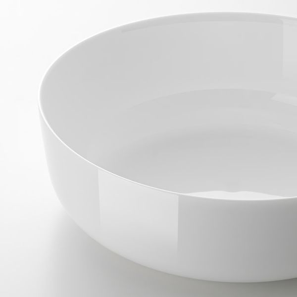 VITBLECKA ВИТБЛЕККА Сервировочная миска - белый 22 см - фото 2