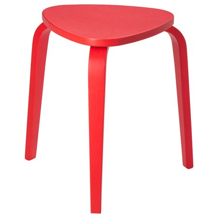 Табурет, ярко-красный IKEA KYRRE КЮРРЕ 904.349.75