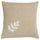 Чехол на подушку, бежевый, лист ручная работа 50x50 см IKEA БОТАНИСК 004.665.22