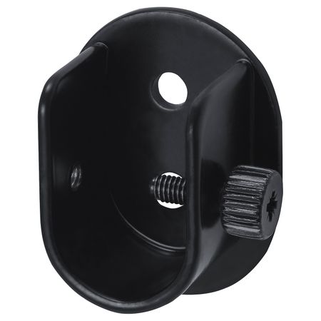 Стенной крепеж для гардинного карниза, черный IKEA HUGAD ХУГАД 903.801.90