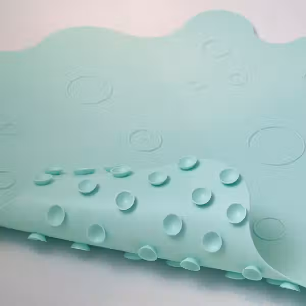 TRAMPSJÖN ТРАМПШЁН Коврик в ванну - светлая бирюза 43x43 см - фото 4