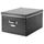 Коробка с крышкой ФЬЕЛЛА, темно-серый (40x56x28 см)