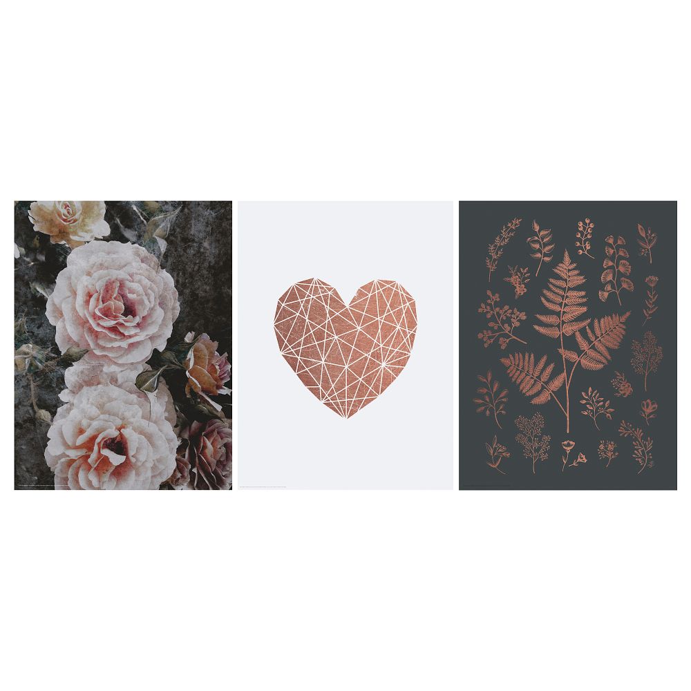 Постер, Сердечки, 30x40 см IKEA DRÖMBILD ДРЁМБИЛЬД 204.361.76 - фото 1