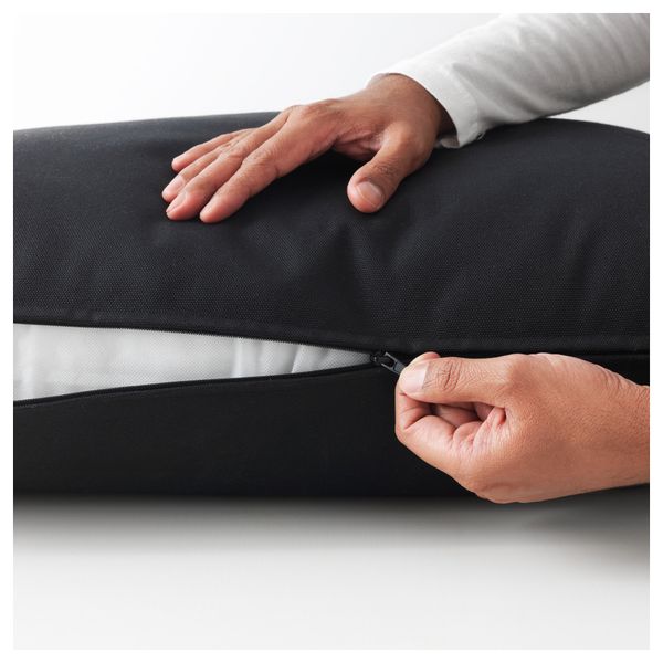 Подушка для садовой мебели КУНГСЭ, черный (62x44 см) - фото 2