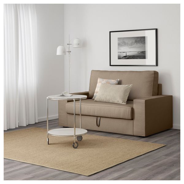 Диван-кровать 2-местная ВИЛАСУНД, Дансбу бежевый - фото 2