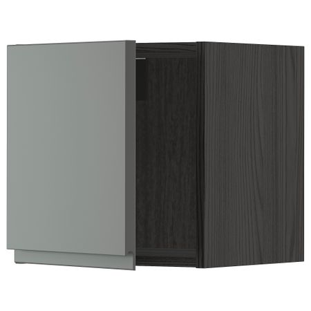 Навесной шкаф, черный, Voxtorp темно-серый, 40x40 см IKEA METOD МЕТОД 794.591.04
