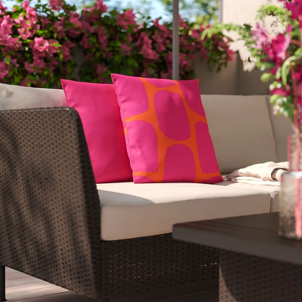 GULLBERGSÖ / HJÄRTERÖ Комплект подушек, 2 шт. - схема-чертеж с размерами