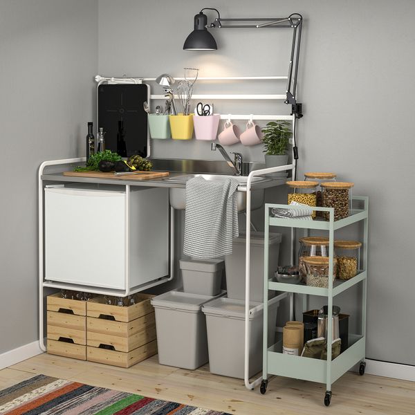 Контейнер, бледно-зеленый, 12x11 см IKEA SUNNERSTA СУННЕРСТА 005.561.79 - фото 4