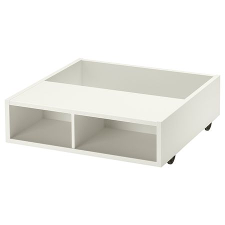 Подкроватный модуль/выдвижная тумба, белый 59x56 см IKEA FREDVANG ФРЕДВАНГ 704.936.40