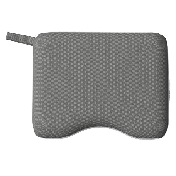 Дорожная подушка, 30x40 см, темно-серый, меланж эргономичный IKEA DVÄRGTULPAN ДВЭРГТЮЛЬПАН 404.761.85 - фото 4