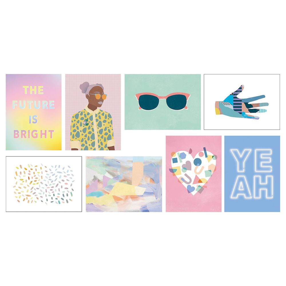 Открытка, Яркое будущее 13x18 см IKEA VÄXBO ВЭКСБУ 504.738.41 - фото 1