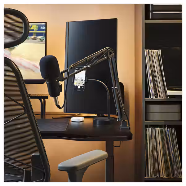 UTMANING УТМАНИНГ Геймерский стол - чёрный 160x80 см - фото 2