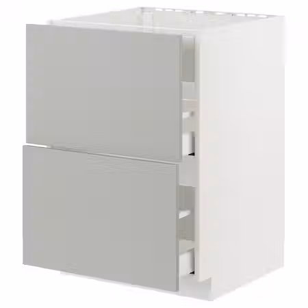 METOD / MAXIMERA Шкаф д/варочн панели/вытяжка/ящик