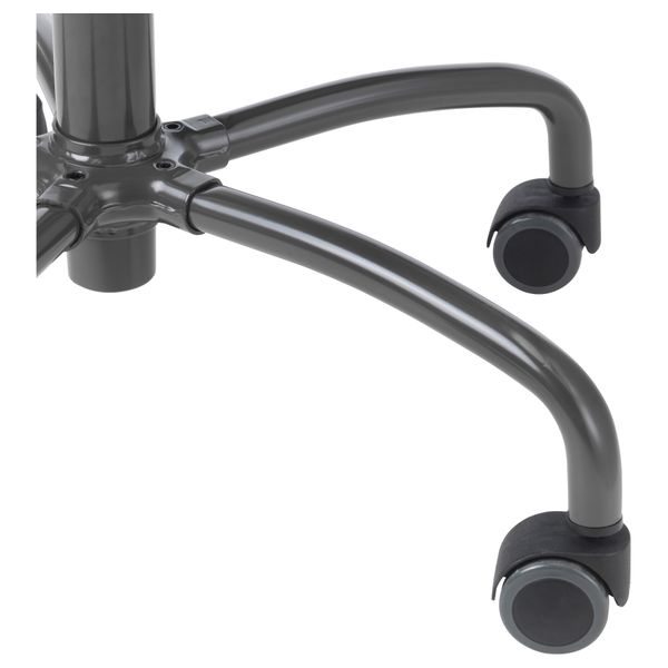 Рабочий стул РОБЕРГЕТ, серый - схема-чертеж с размерами