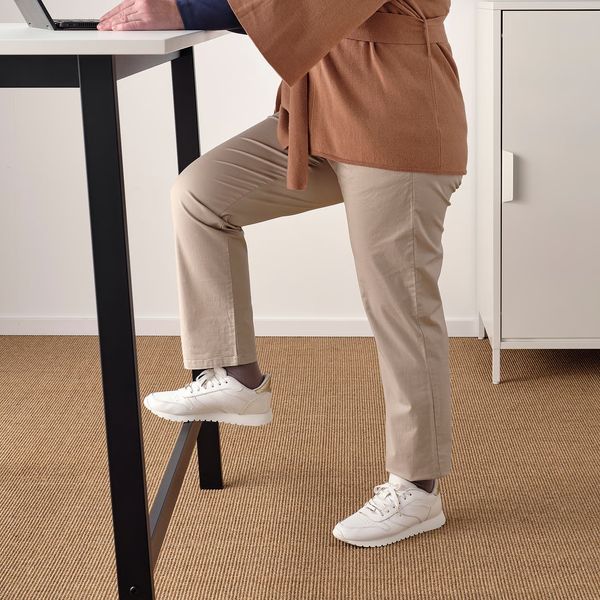 MITTZON Конференц-стол - белый/чёрный 120x68x105 см - фото 2