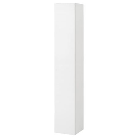 Высокий шкаф с дверцей, белый 30x30x180 см IKEA FISKÅN ФИСКОН 204.976.26