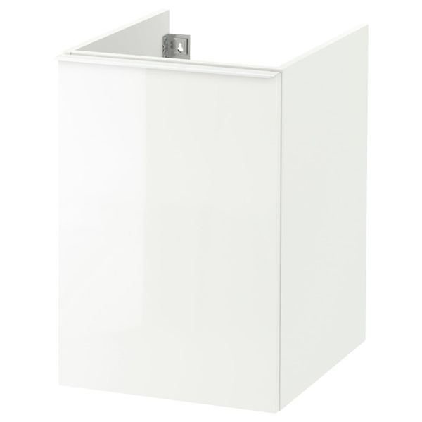Шкаф, глянцевый белый 40x47x58 см IKEA ГОДМОРГОН 503.791.41 - фото 1