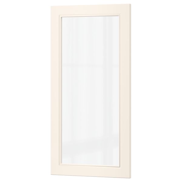 Стеклянная дверь ХИТАРП, белый с оттенком - фото 1