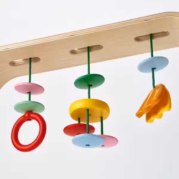 LEKA Тренажер для младенца - березовая фанера/разноцветный - фото 2