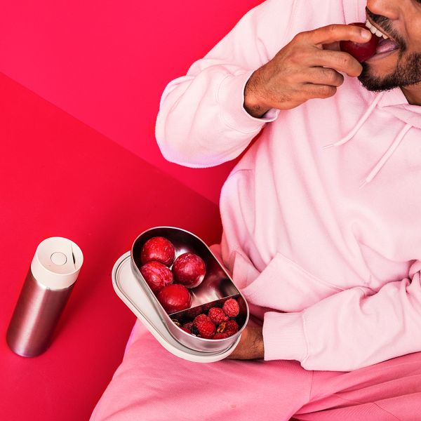 Контейнер с крышкой и разделителем, нержавеющая сталь, бежевый, 0.7 л IKEA HALVVARM ХАЛЬВВАРМ 204.972.21 - фото 14