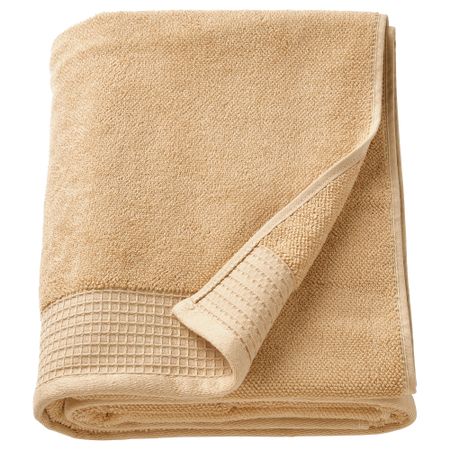 Простыня банная, 100x150 см, светло-желтый IKEA VINARN ВИНАРН 005.083.34