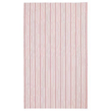 Скатерть, в полоску красный, белый 145x240 см IKEA VINTER 2020 ВИНТЕР 2020 704.726.66