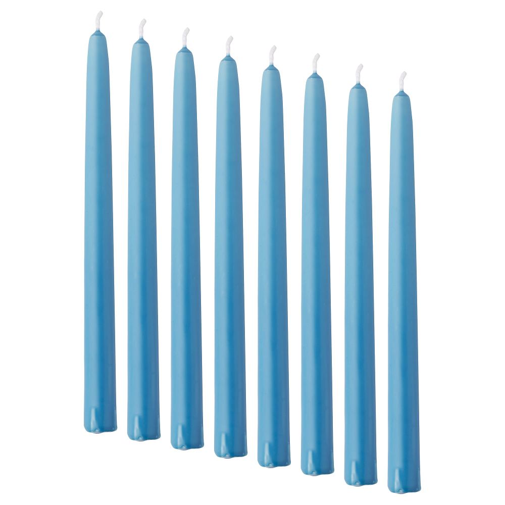 Неароматическая свеча КЛОКХЕТ, синий (25 см) - фото 1