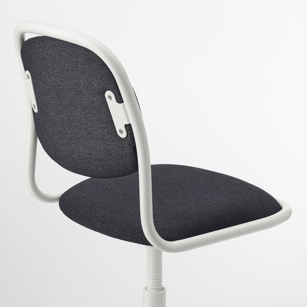 Детский стул для письменного стола, белый/Висле темно-серый IKEA ÖRFJÄLL ОРФЬЕЛЛЬ 504.417.89 - фото 4