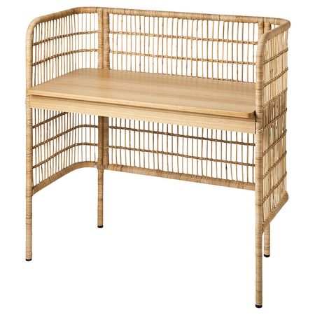 FRYKSÅS Письменный стол - ротанг 110x54 см