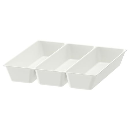 Лоток для столовых приборов, белый 32x31 см IKEA UPPDATERA УППДАТЕРА 604.863.67