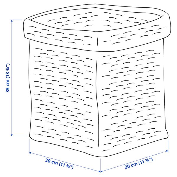 IKEA, дополнительный ракурс - схема-чертеж с размерами