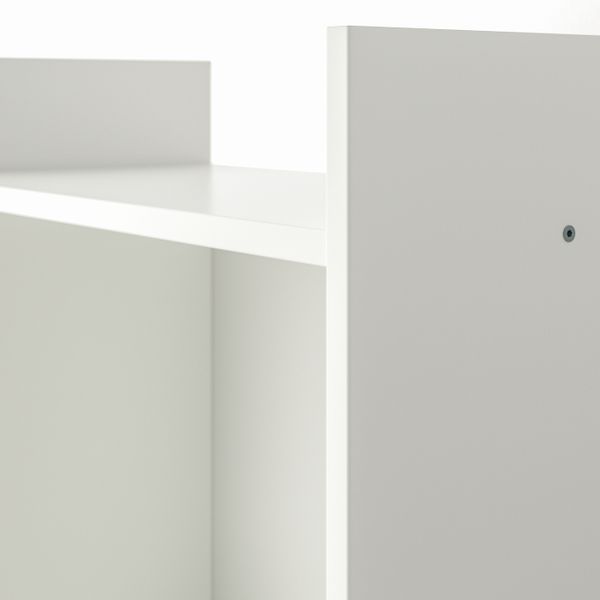 Стеллаж, белый 50x25x160 см IKEA BAGGEBO БАГГЕБО 904.838.81 - схема-чертеж с размерами