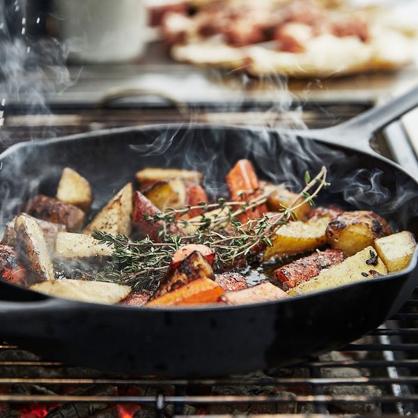 Угольный гриль с кухонным островком, нержавеющая сталь, для сада, 125x61 см IKEA GRILLSKÄR ГРИЛЛЬСКЭР 994.952.38 - фото 4