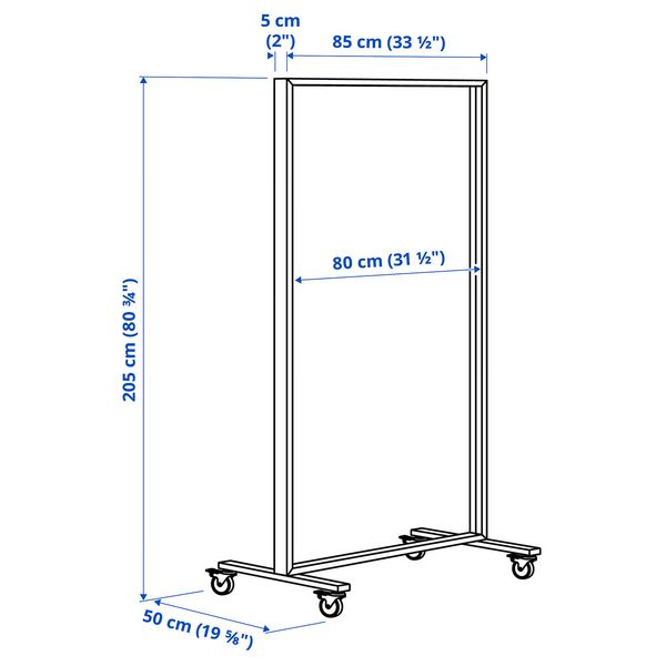 IKEA, дополнительный ракурс - схема-чертеж с размерами