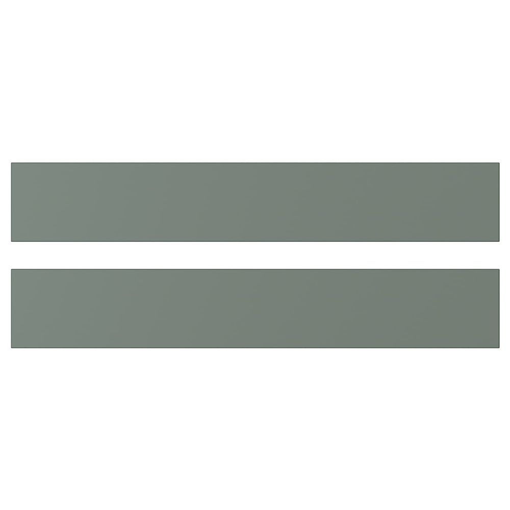 Фронтальная панель ящика, серо-зеленый 60x10 см IKEA BODARP БОДАРП 204.357.04 - фото 1