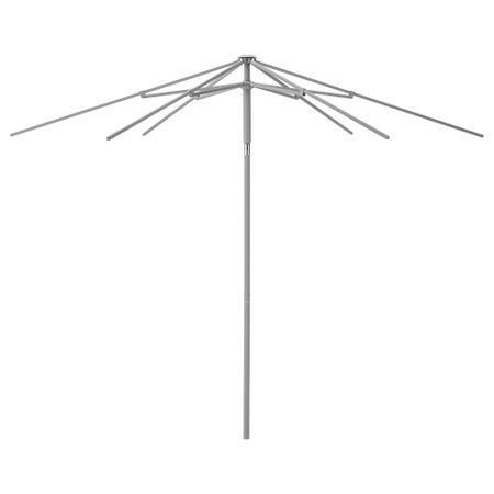 Каркас зонта от солнца, 300 см, наклонный, серый IKEA KUGGÖ КУГГЁ 503.960.94